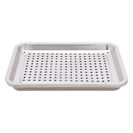 Khay úp ly nước inox size 35*26*3cm cao cấp