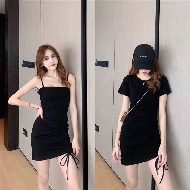 Váy body rút hông D&N