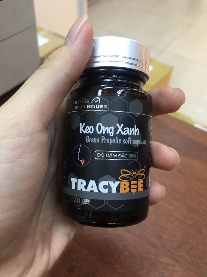 (Tracybee) Keo ong xanh đậm đặc 30 viên