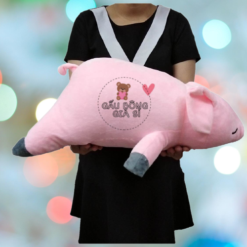 GẤU BÔNG HEO LƯỜI MỀM MỊN 50CM CHO BÉ