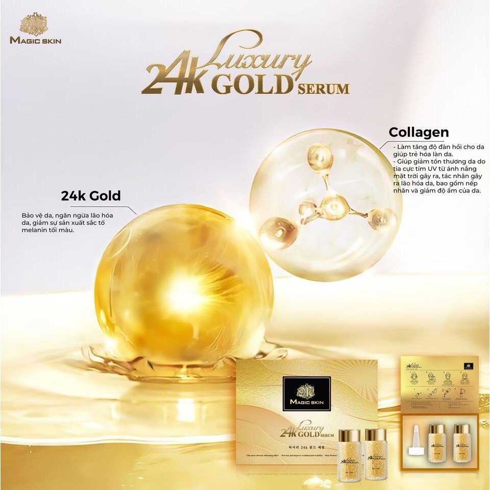 SERUM FACE TẾ BÀO GỐC VÀNG NON 24K MAGIC SKIN