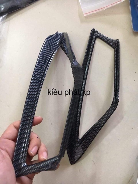 Viền Pha đèn Vario 2018 2019 Bạc Và CacBon có keo