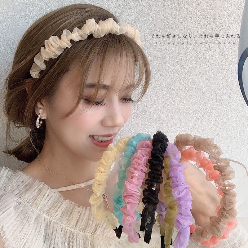 💖 Bờm tóc tiểu thư vải voan dễ thương 💖 - Mincloset