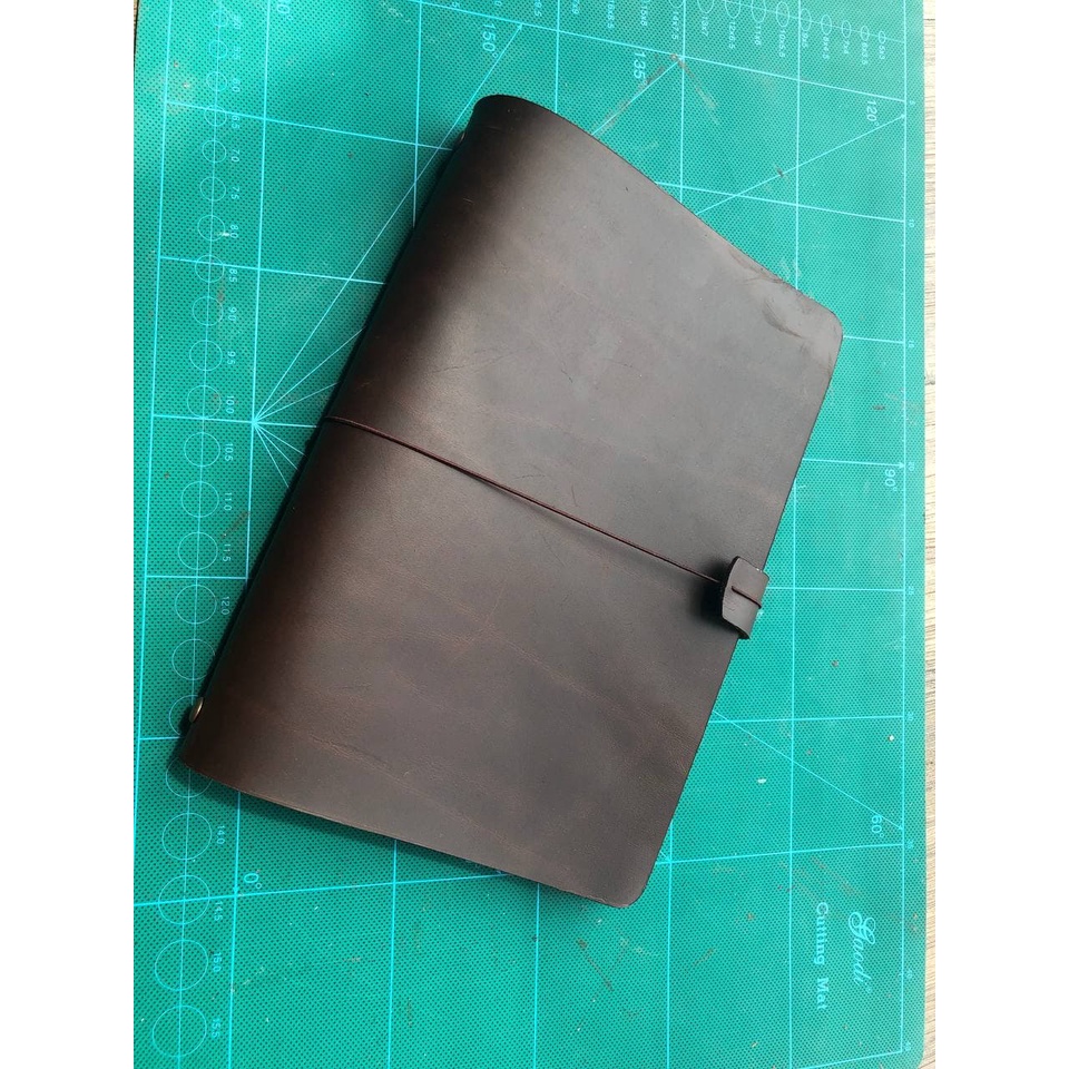 [Handmade] Sổ tay A5 bìa da thật cao cấp - A5M01