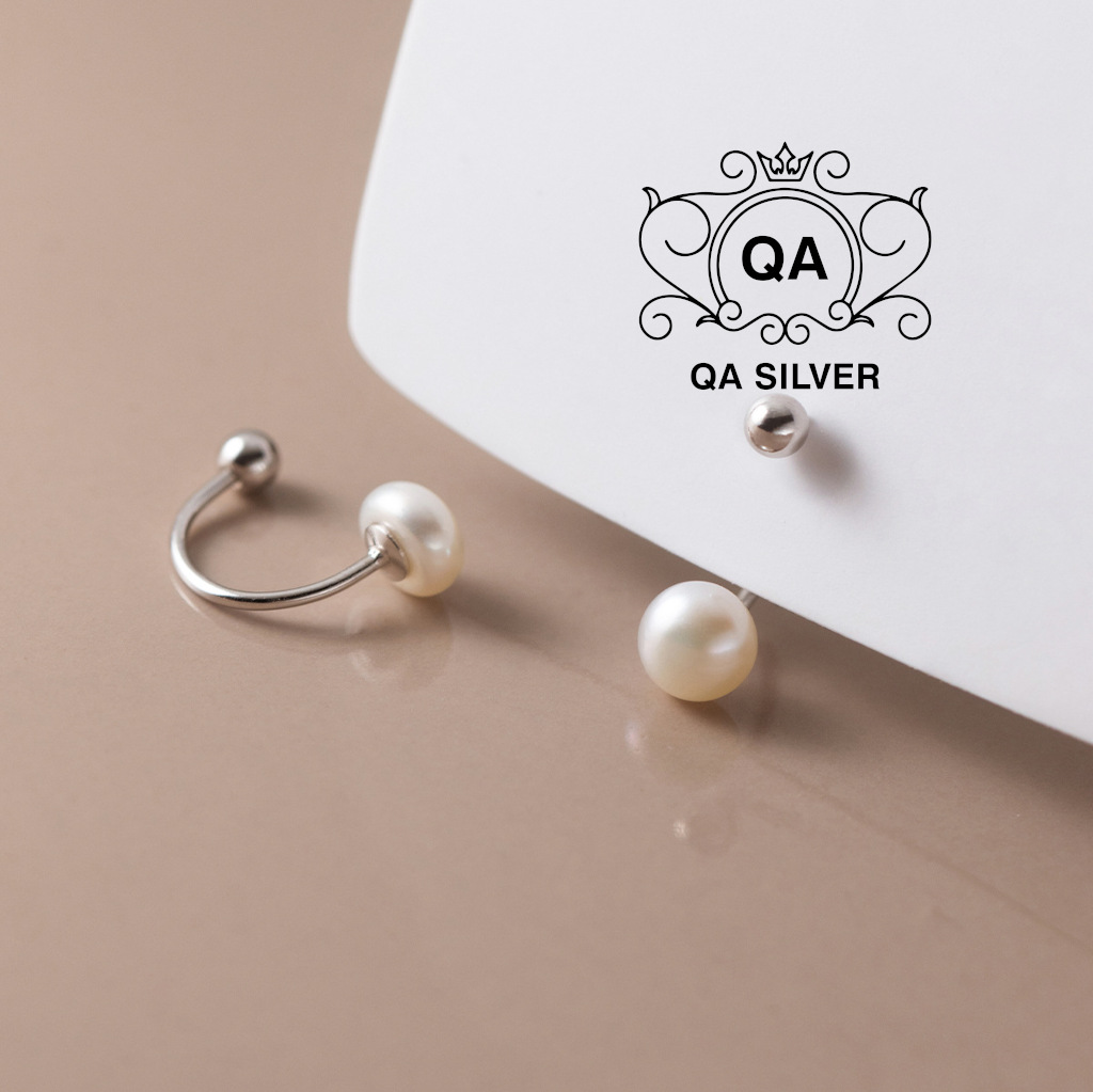 PEARL QA SILVER Earrings