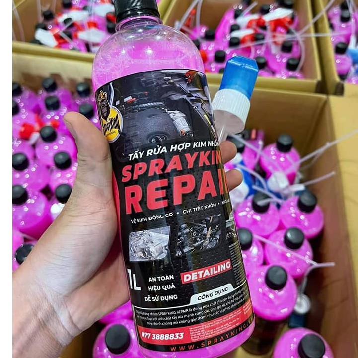 Chuyên Tẩy Rửa Hợp Kim Nhôm ( DUNG DỊCH ĐA NĂNG ) SPRAYKING REPAIR