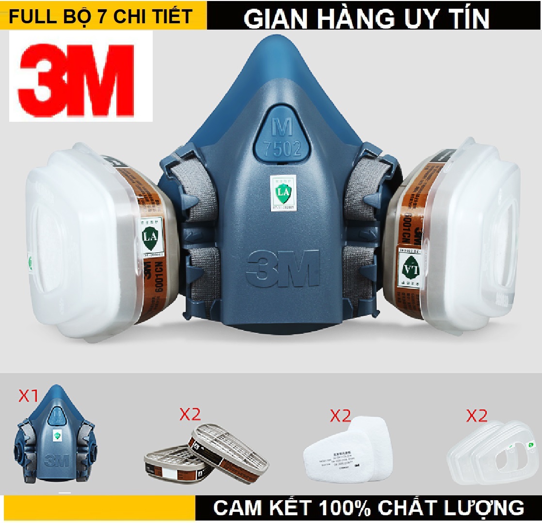 Mặt nạ phòng độc 3M 7502