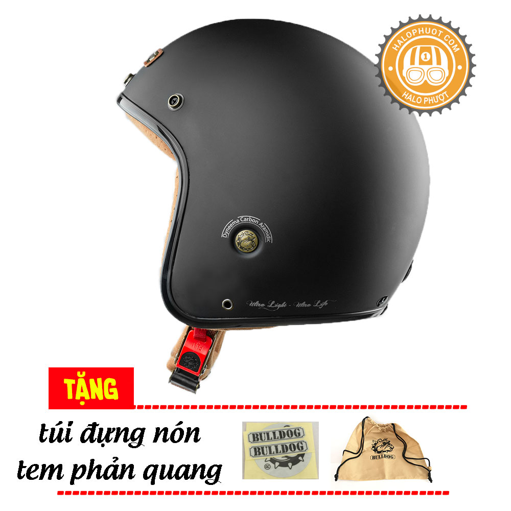 Mũ bảo hiểm Bulldog Heli Fiberglass sợi thủy tinh