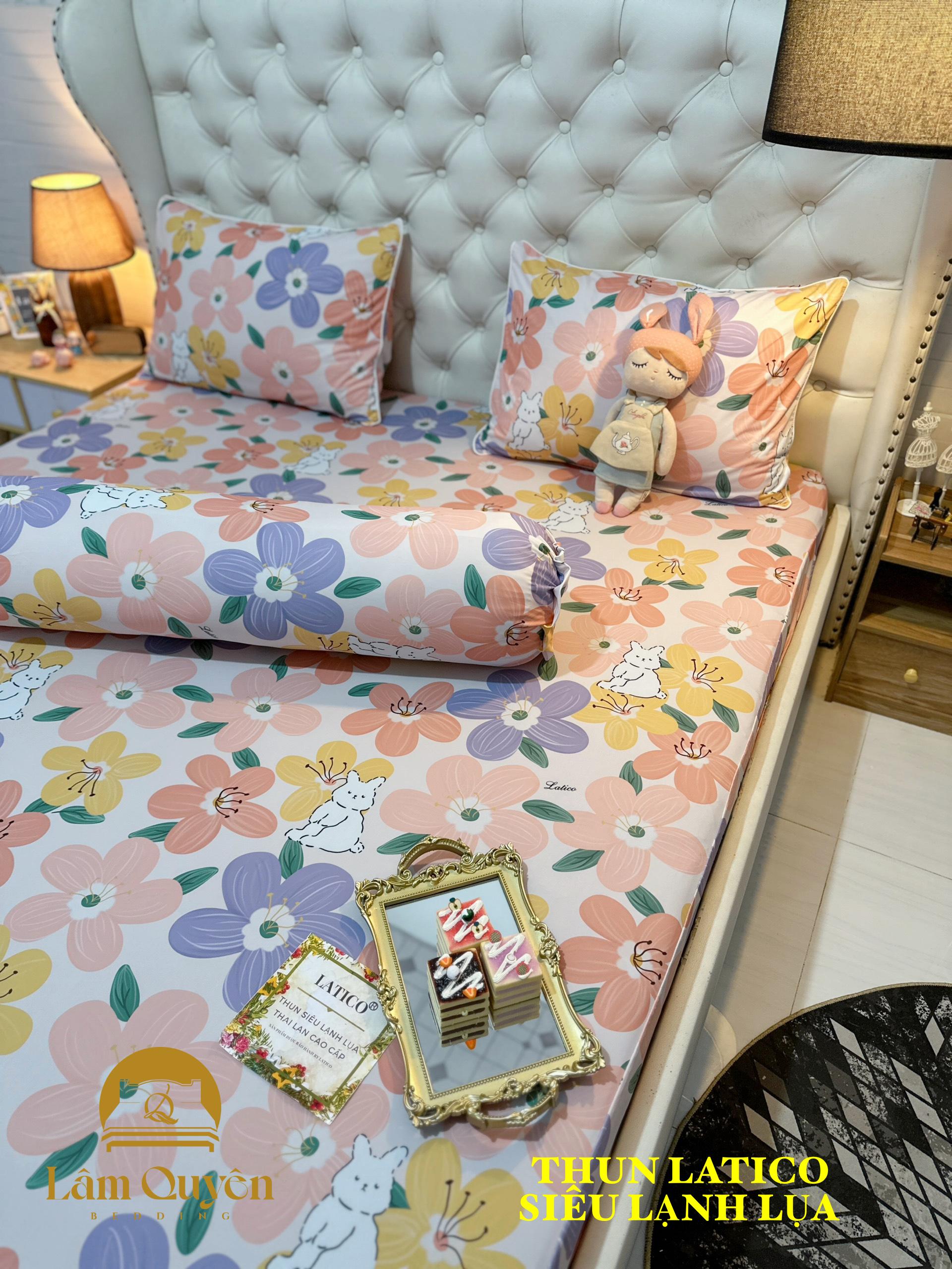 Thun latico - bộ ga siêu lạnh lụa - thái lan cao cấp mới