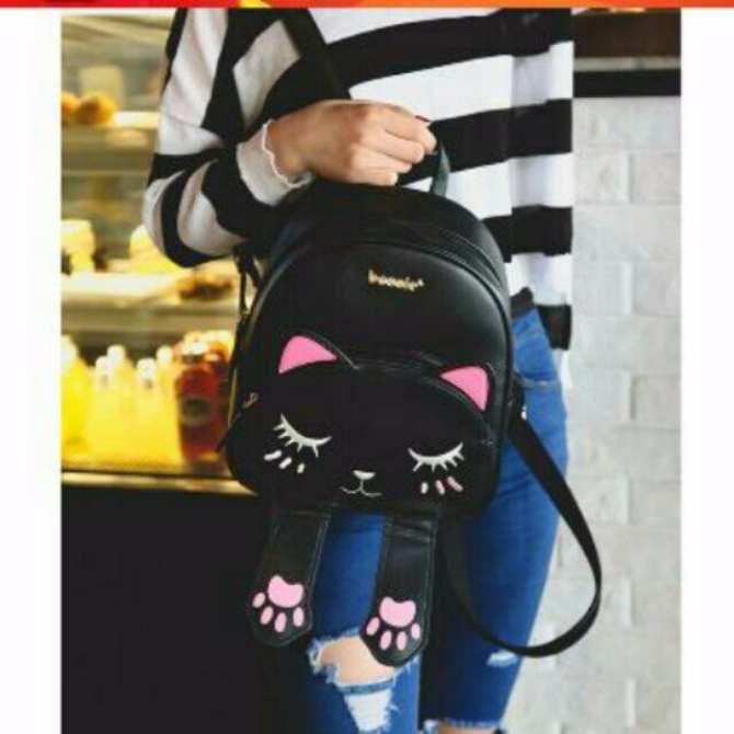 [HCM]Balo mini da mèo mắt trắng cực cute