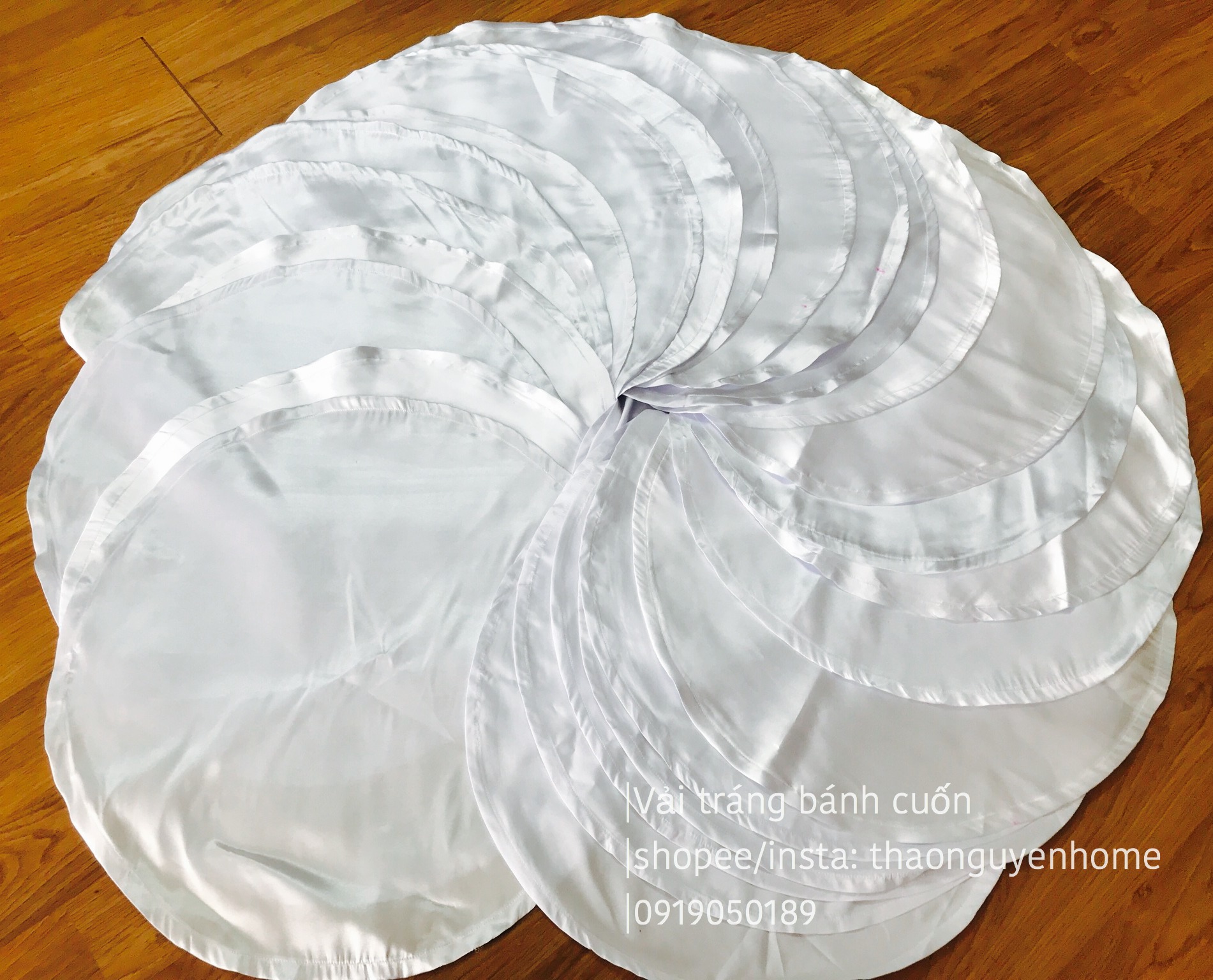 Vải tráng bánh cuốn 55cm