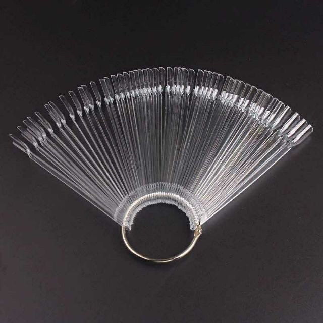 Móng que tập sơn 50 móng Đen,Đục,Trong