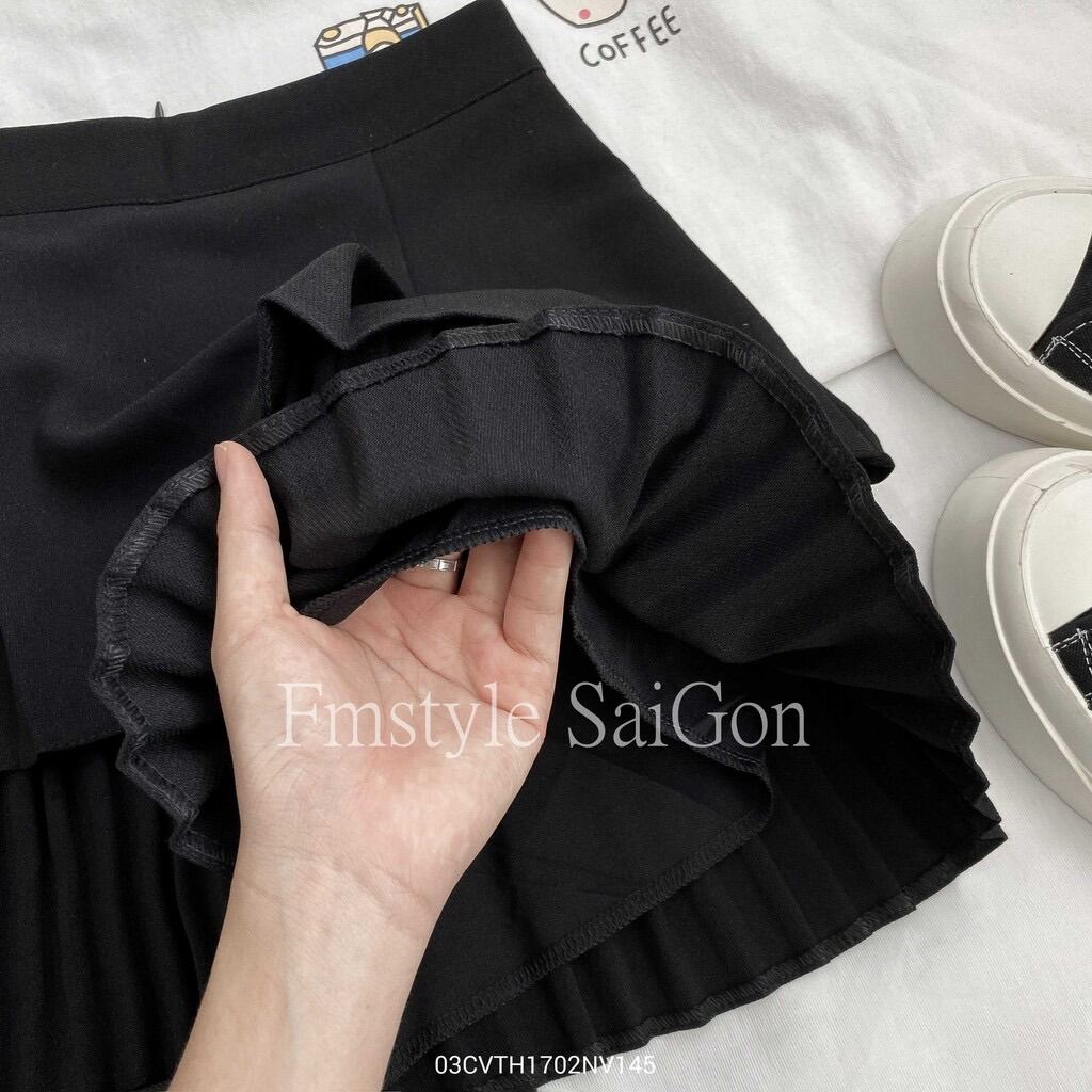 Chân váy 2 tầng xếp li ( có lót trong)