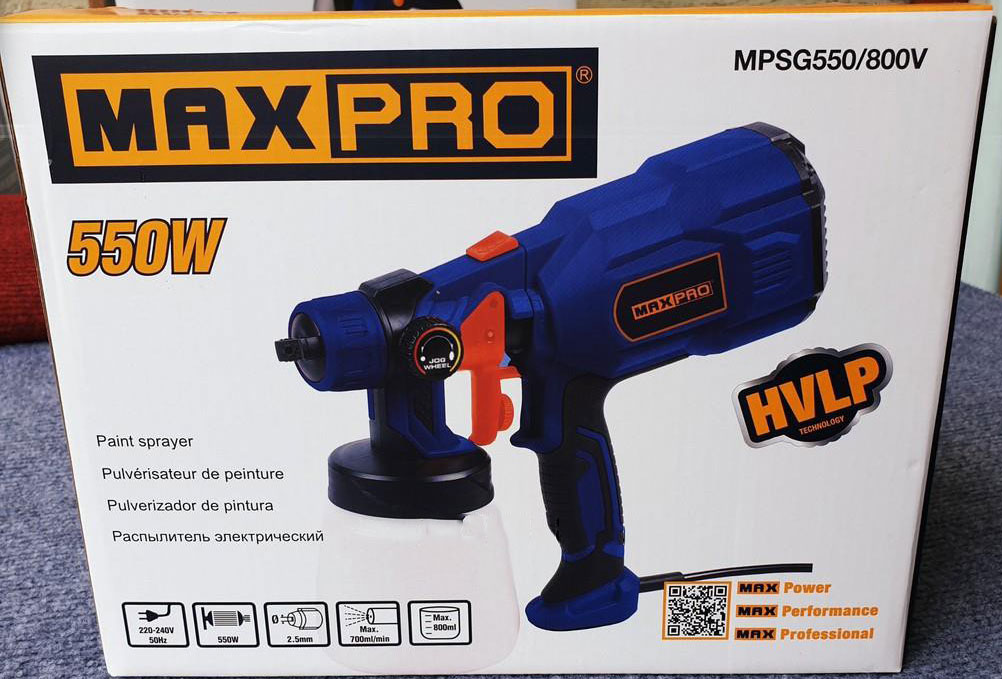 550W Máy phun sơn dùng điện Maxpro MPSG550/800V