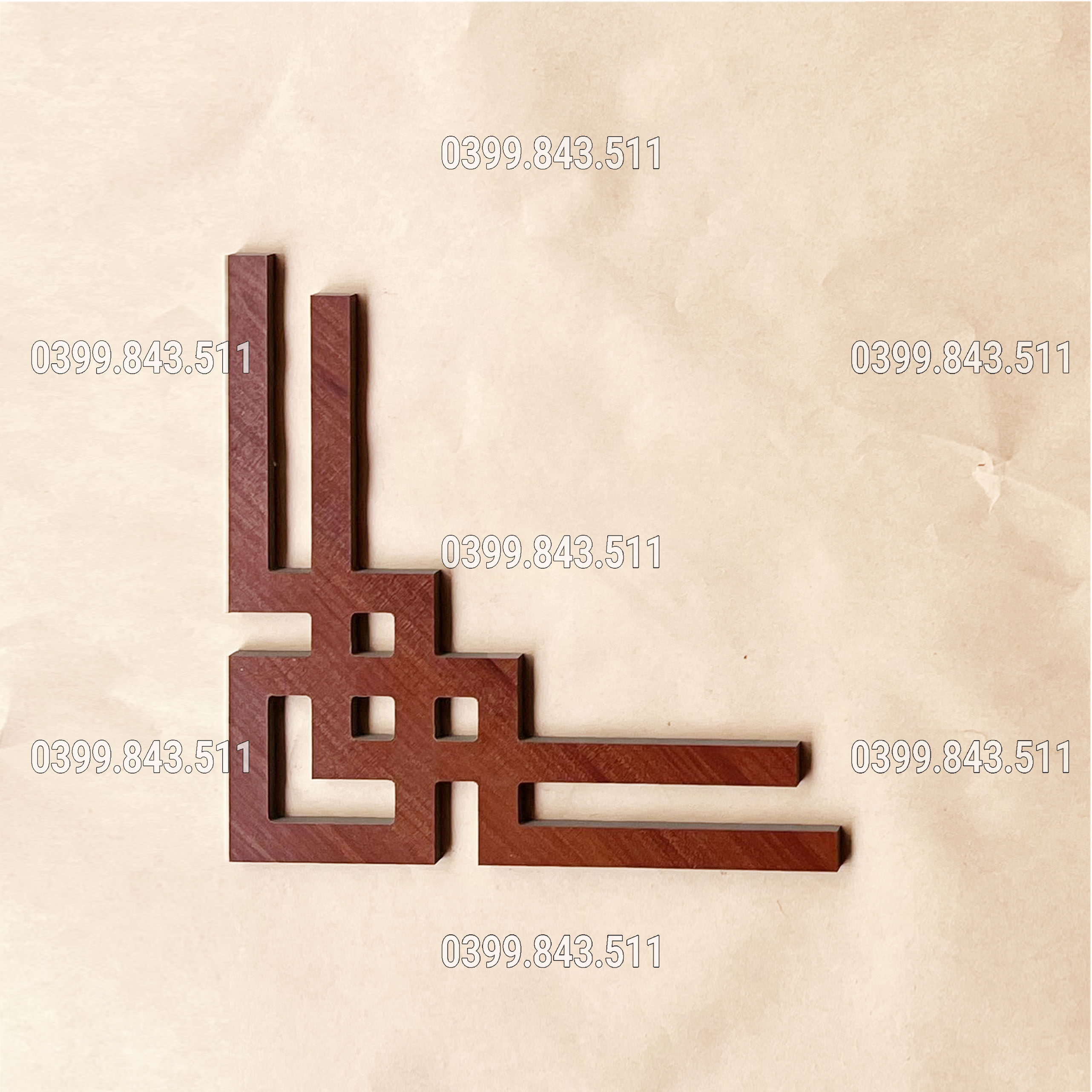 4 Viền góc 29x29cm trang trí bàn thờ
