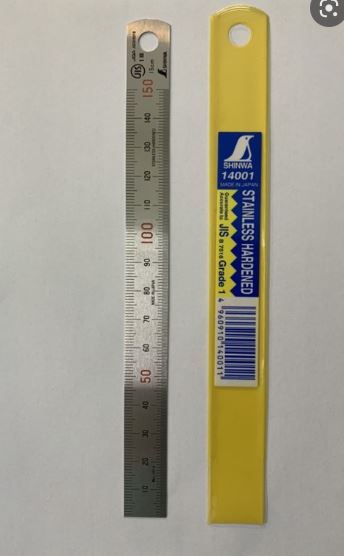 150mm thước lá shinwa 14001