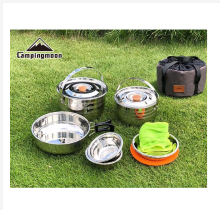 Bộ nồi dã ngoại 6 món Campingmoon MC-210