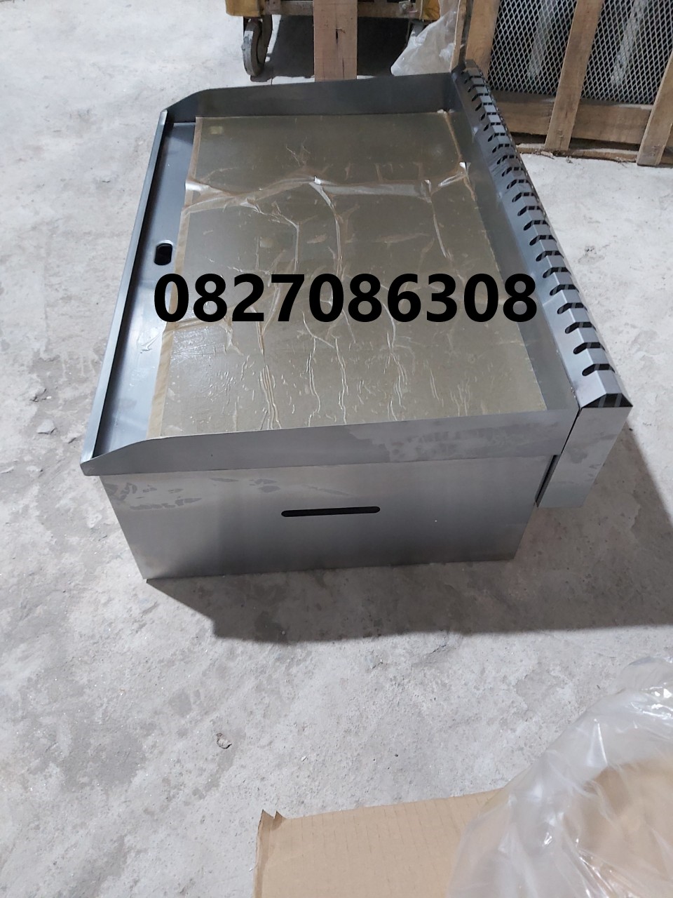 Bếp rán phẳng, bếp chiên rán thực phẩm dùng gas
