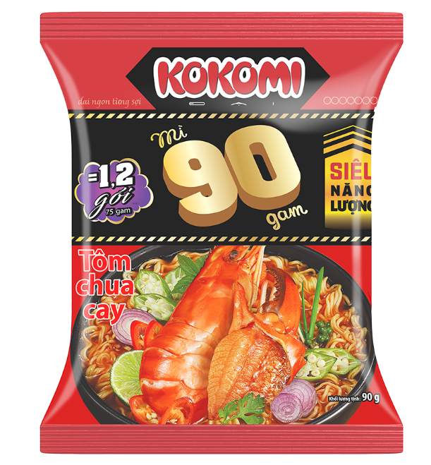 Kokomi Đại Mì 90 - Mì Tôm Chua Cay