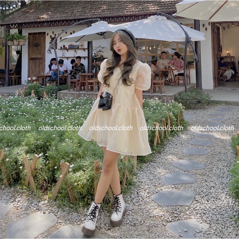 (Oldschoolcloth)aila Dress (ảnh thật/video)