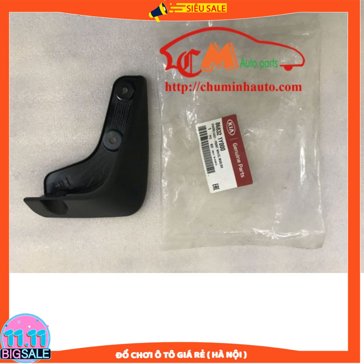 Bộ chắn bùn dành cho xe Kia Morning 2012-2018