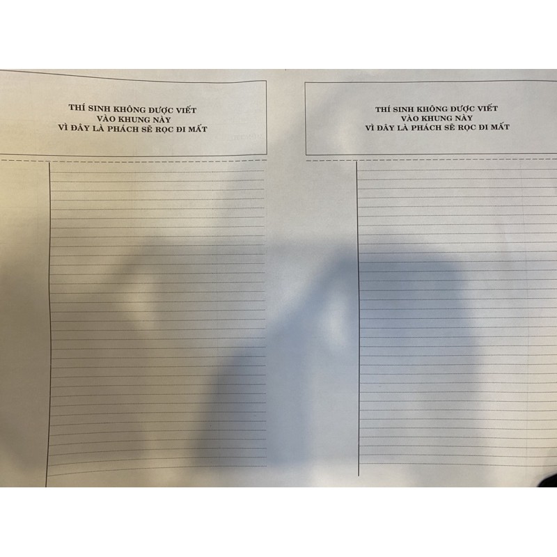Giấy thi A3, giấy viết văn phách dọc , phách ngang ( 50 / 100 tờ).