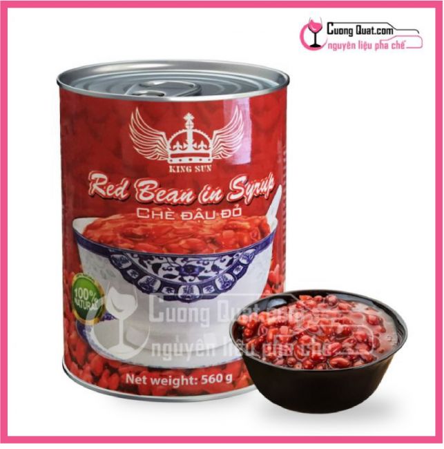 [HCM]Đậu Đỏ King 560gr topping dành cho trà sữa matcha đậu đỏ