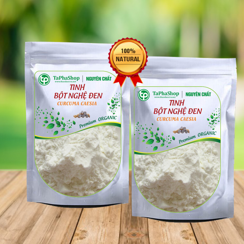 Tinh bột nghệ đen nguyên chất 200g - Hàng sạch giá tốt