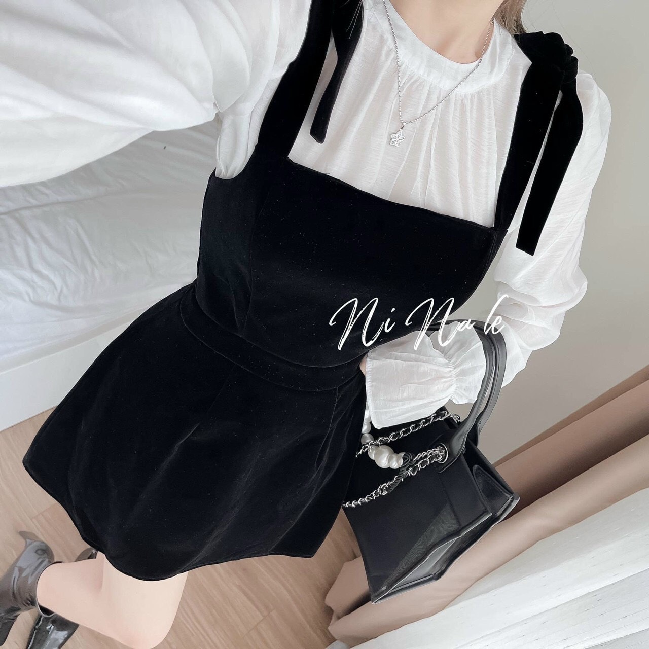 Sét yếm váy lụa
