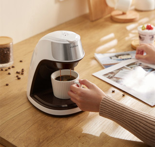 [Giao hàng nhanh] Máy Pha Cà Phê KONKA KCFCS2 dễ sử dụng công suất 450W pha cà phê nhỏ giọt bình chứa tối đa 0.3L thời gian pha nhanh chóng thiết kế hiện đại sang trọng máy pha cafe thumbnail