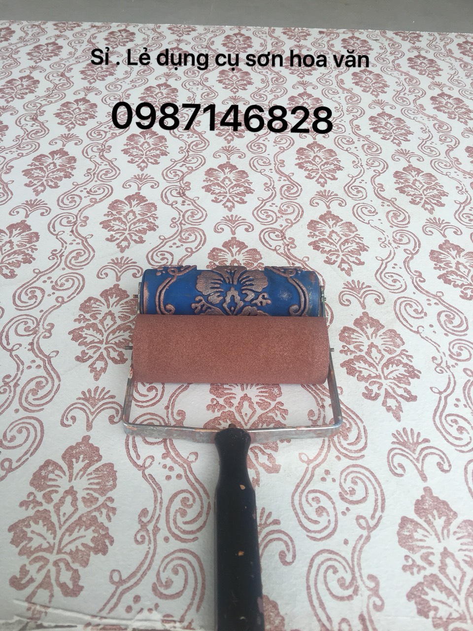 Bộ con lăn sơn hoa văn mẫu cổ điển 025Y