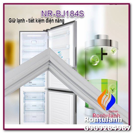 Ron cửa tủ lạnh panasonic model nr-bj184s