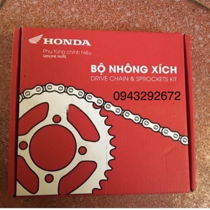 Bộ nhông xích Dream, Wave... Honda
