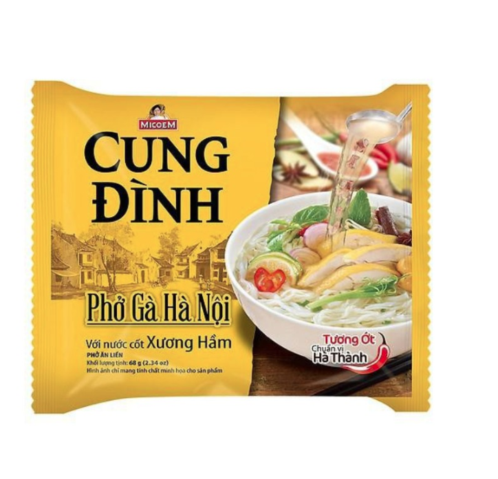 Thùng 30 Gói Phở Gà Cung Đình (Vui lòng đặt 1 thùng trên 1 đơn hàng)