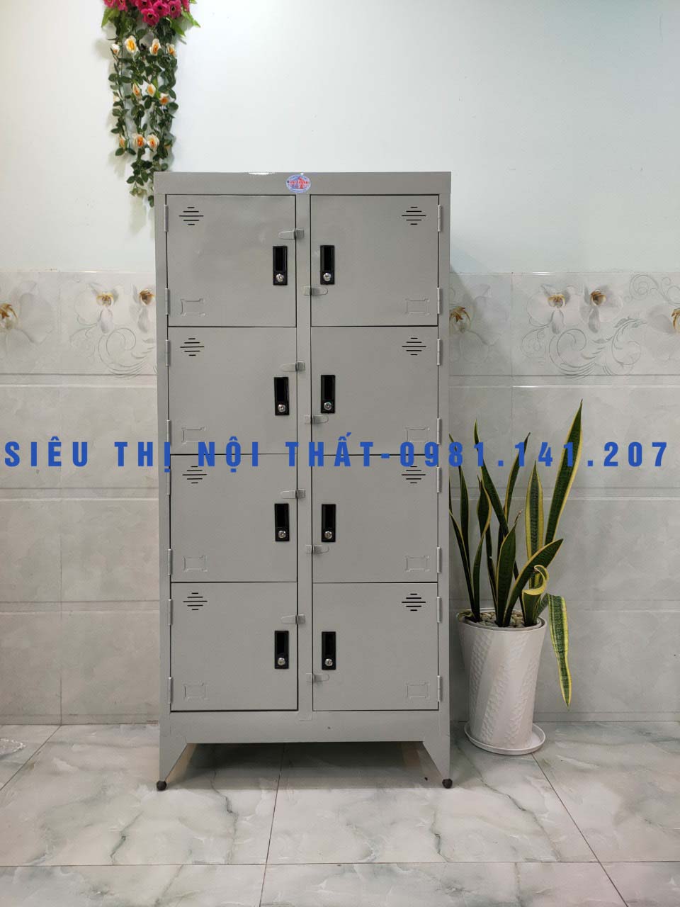 Tủ hồ sơ văn phòng 8 cửa cao - SIÊU THỊ NỘI THẤT