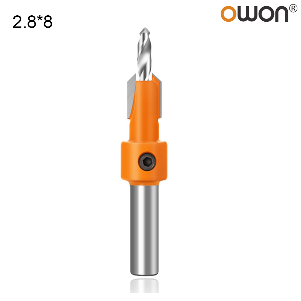 8mm Durable Alloy Carbon Steel Woodworking Countersunk Screw Step Drill Tool