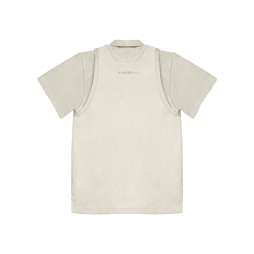 Áo Polo RANVERBAE DOUBLÉ POLO LAYER Kem