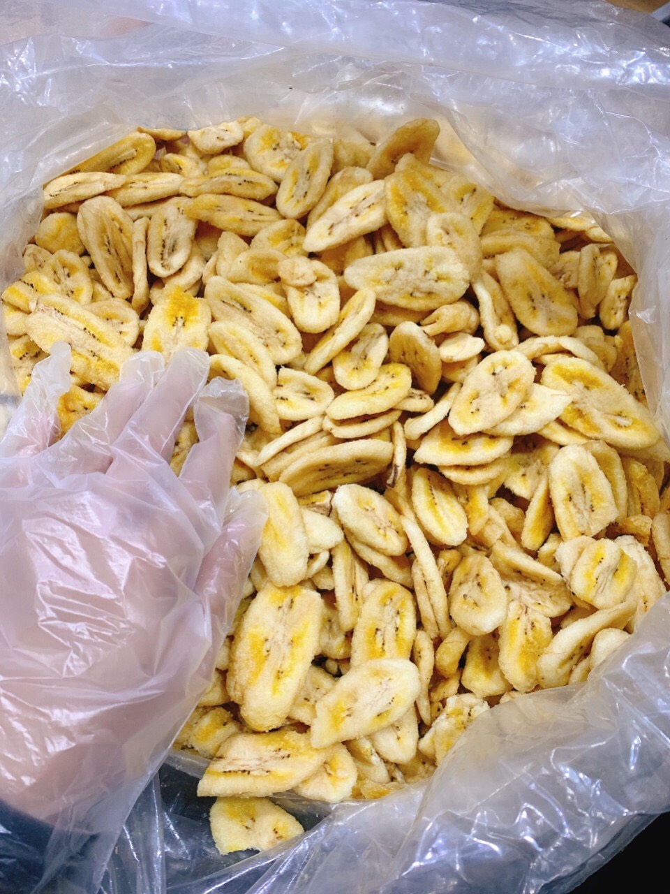 Chuối Laba Sấy Giòn Đà Lạt loại 500gr