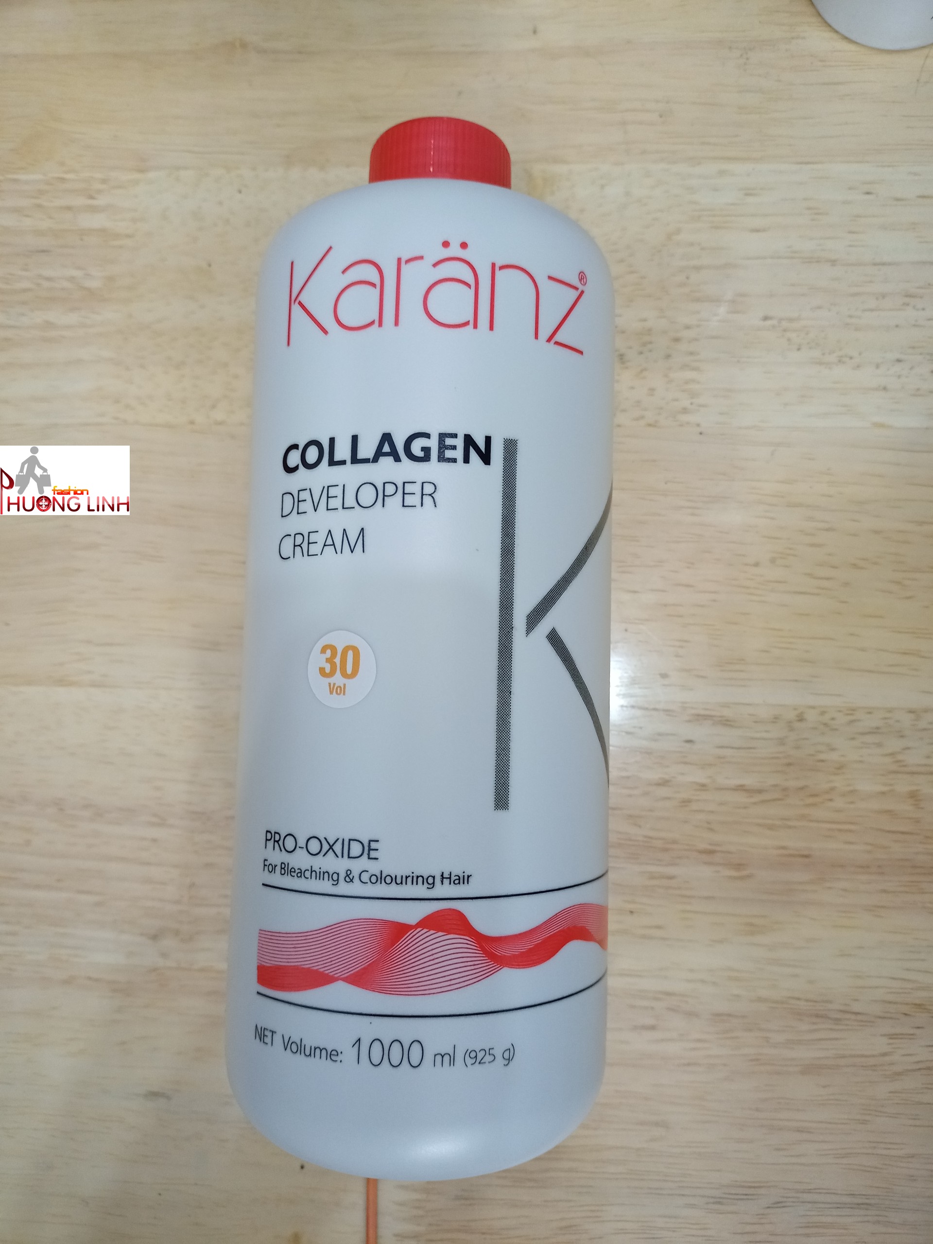 1000ml oxy nhuộm tóc karanz chai xám 6% 9% 12%
