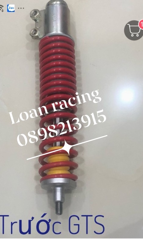 Phuộc trước Vespa GTS màu đỏ hàng zin chính hãng