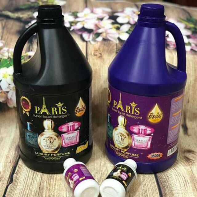[HCM]1 can nước giặt paris 3600ml màu tím