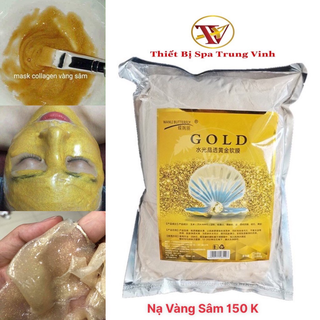 Bột mặt nạ dẻo sâm vàng 24k