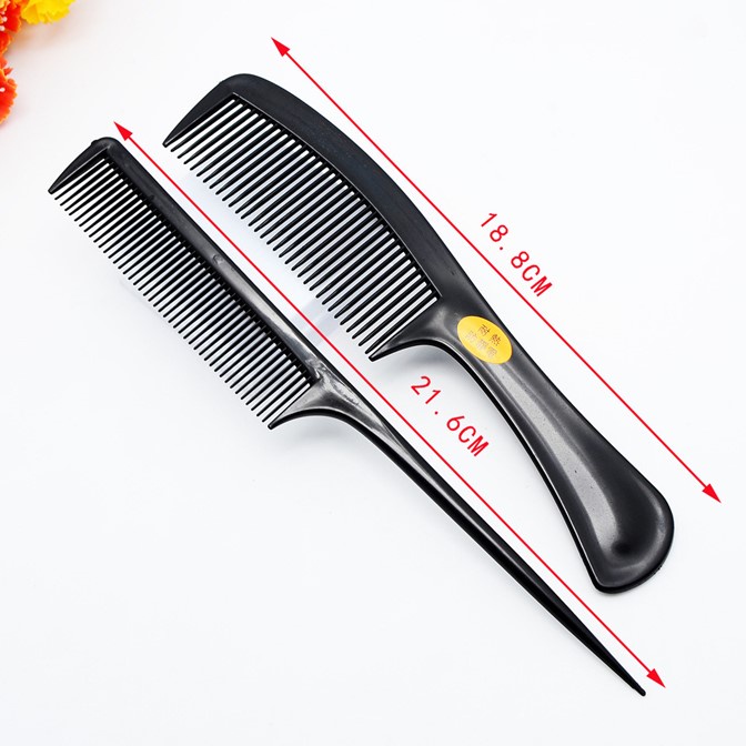 Set 2 lược chải tóc màu đen