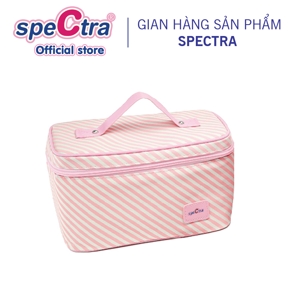 Bộ Túi Giữ Lạnh Sữa Spectra - Hàng Chính Hãng (Kèm 01 Túi Đá Khô Và 02 Bình Trữ Sữa)