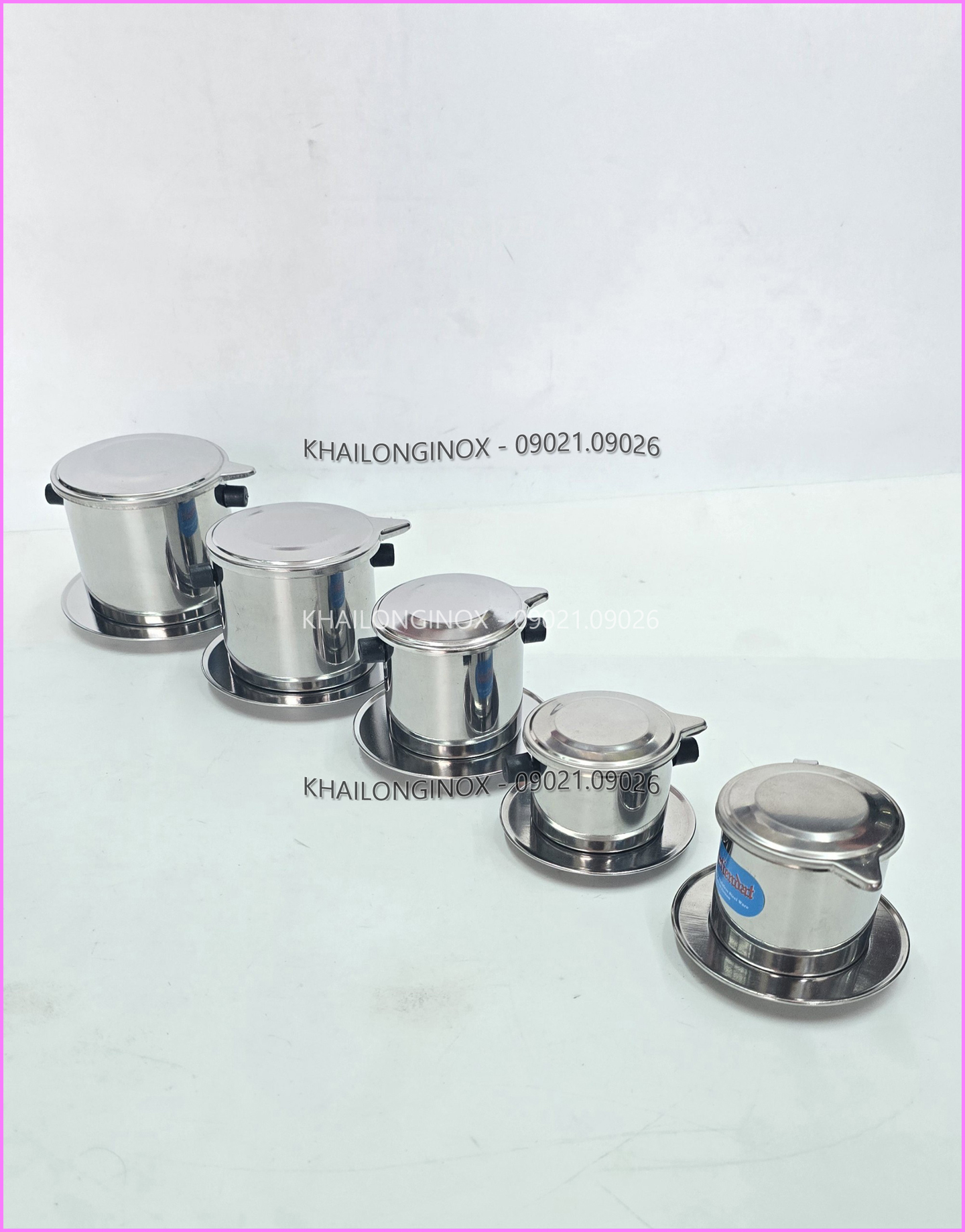 PHIN PHA CÀ PHÊ INOX 7,8,9,10