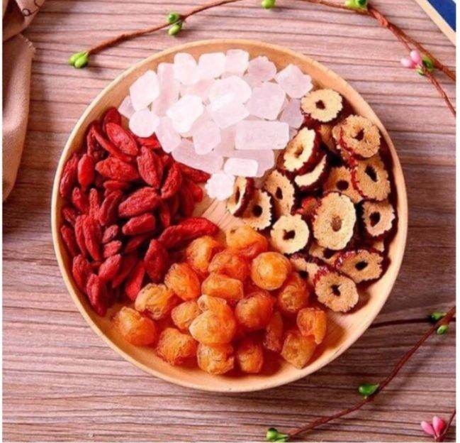 Túi 10 gói trà long nhãn ,kỷ tử, táo đỏ