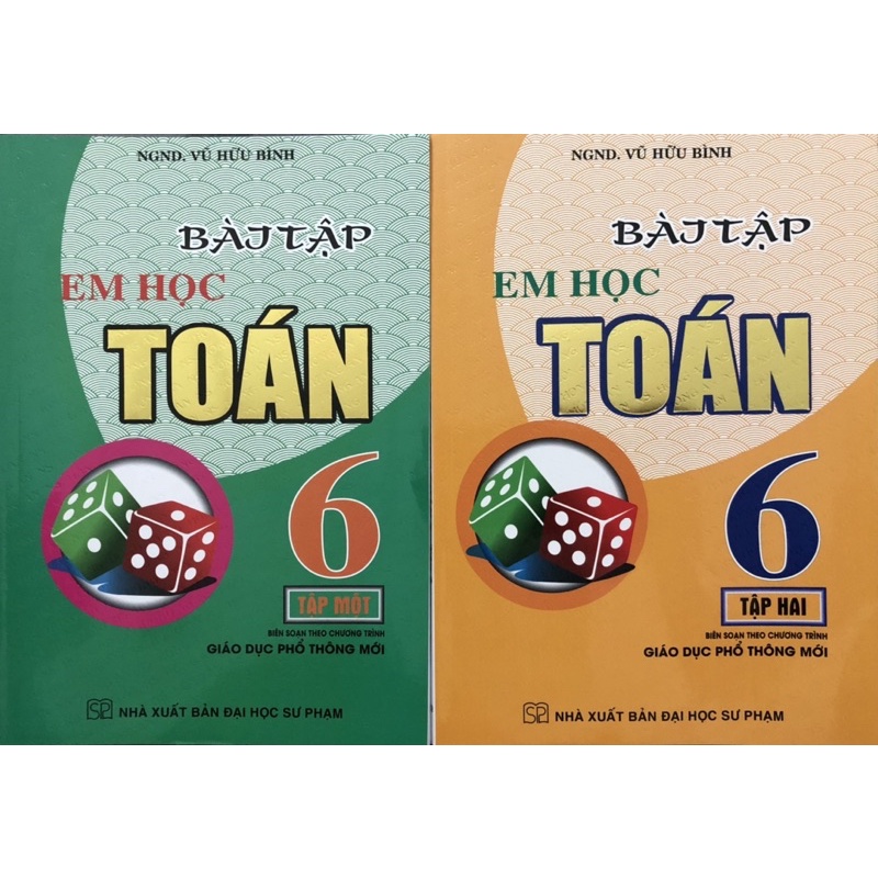Sách - bài tập em học toán lớp 6 - tập 1+2