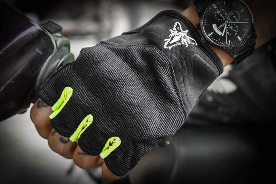 Găng Tay Bảo Hộ Lái Moto, Xe Máy EGO EMG-1 Cụt Ngón Đi Xe Máy - Chuyên Phượt
