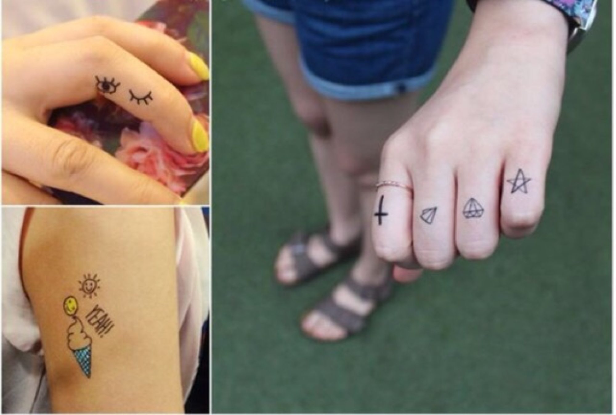 [Mã 1010FASHIONSALE2315 giảm 10K đơn 50K] [RẺ VÔ ĐỊCH] Tấm Dán Xăm Tatoo Độc Đáo