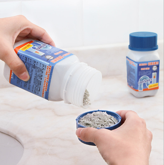 Chai bột thông tắc cống thần kỳ, bột tẩy vệ sinh bồn cầu, thông tắc cống, thông tắc bồn rửa bát cực mạnh